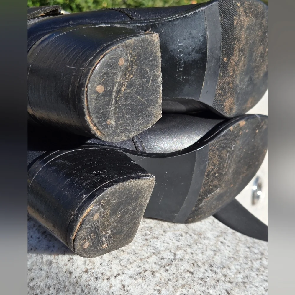 J.Crew Parker Leather Ankle Boots black #03011 size 9 - Picture 14 of 14